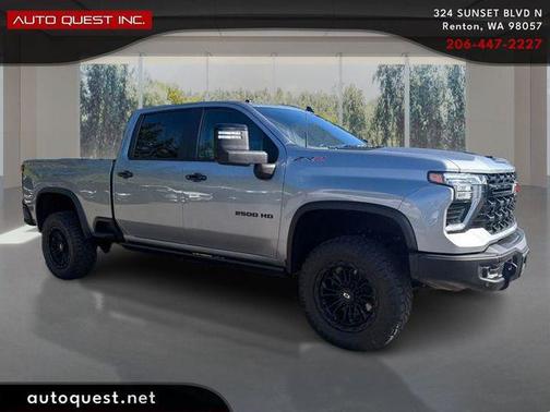 Sterling Gray Metallic 2025 Chevrolet Silverado 2500 4WD Crew Cab Standard Bed ZR2