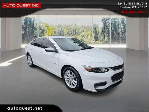 Summit White 2017 Chevrolet Malibu 1LT