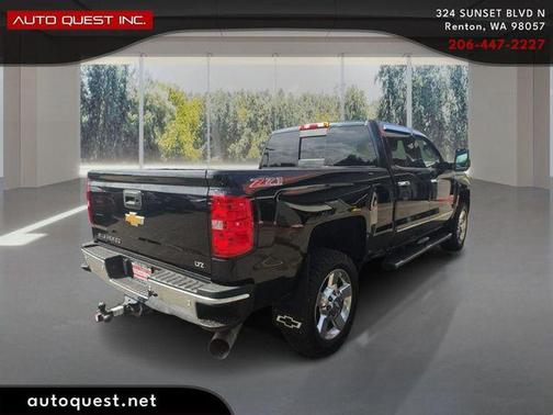 Black 2016 Chevrolet Silverado 2500 LTZ