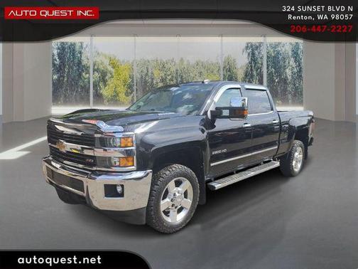 Black 2016 Chevrolet Silverado 2500 LTZ