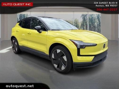 Light Green 2025 Volvo EX30 Ultra Twin Motor Performance, Fully electric