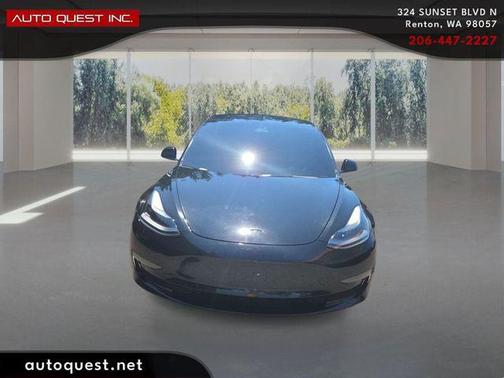 Solid Black 2022 Tesla Model 3 Long Range