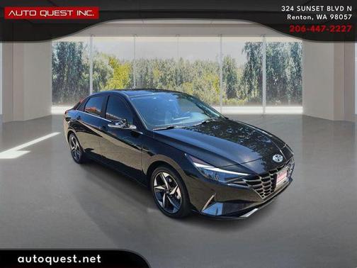 Onyx Black 2023 Hyundai ELANTRA HEV Limited