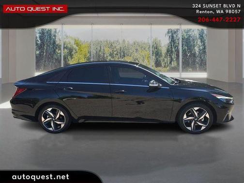 Onyx Black 2023 Hyundai ELANTRA HEV Limited