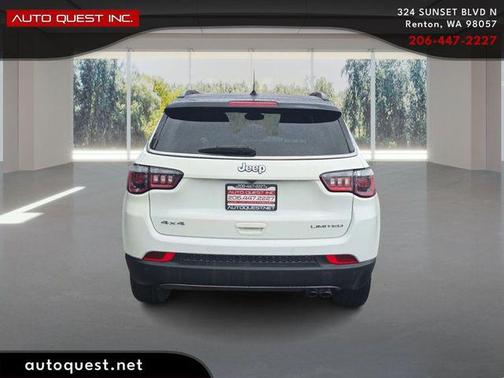 White Clearcoat 2021 Jeep Compass Limited