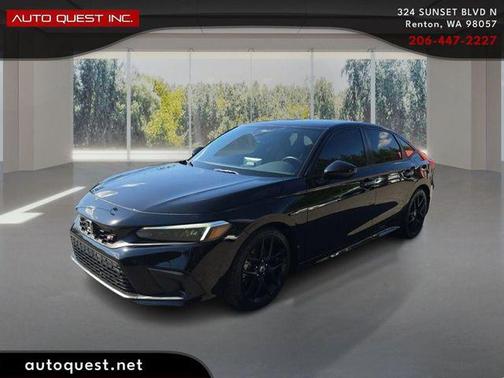 Crystal Black Pearl 2024 Honda Civic Si Base