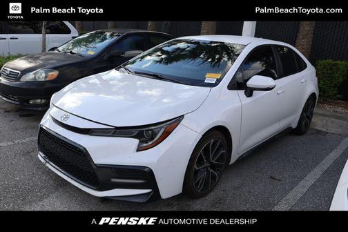 Super White 2020 Toyota Corolla SE