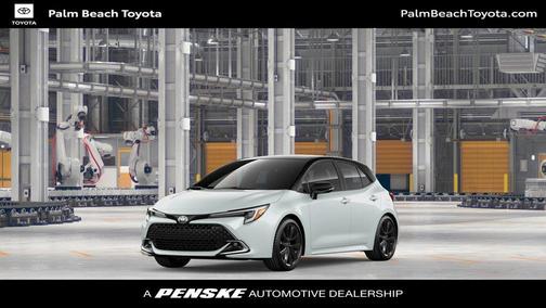 Wind Chill Pearl/Midnight Black Metallic 2026 Toyota Corolla XSE