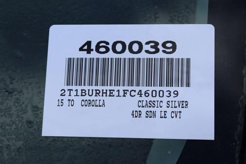 2015 Toyota Corolla LE