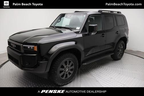 Black 2025 Toyota Land Cruiser Base