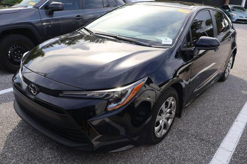 Midnight Black Metallic 2025 Toyota Corolla LE