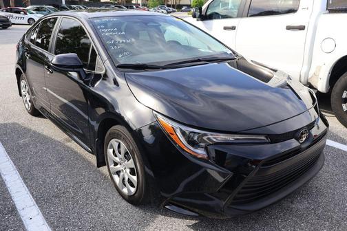 Midnight Black Metallic 2025 Toyota Corolla LE