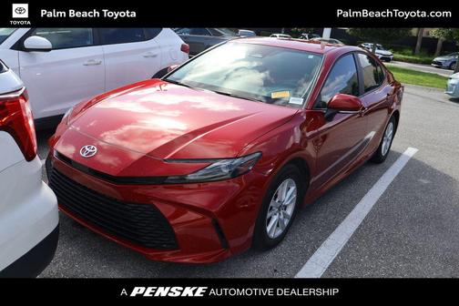 Supersonic Red 2025 Toyota Camry LE