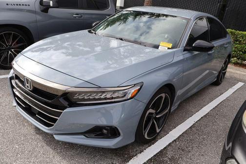 Sonic Gray Pearl 2022 Honda Accord Hybrid Sport