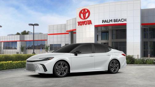 Wind Chill Pearl w/Midnight Black Metallic Roof 2026 Toyota Camry XSE