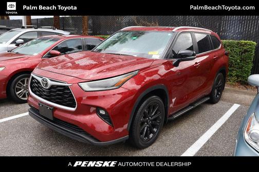 Ruby Flare Pearl 2024 Toyota Highlander XLE