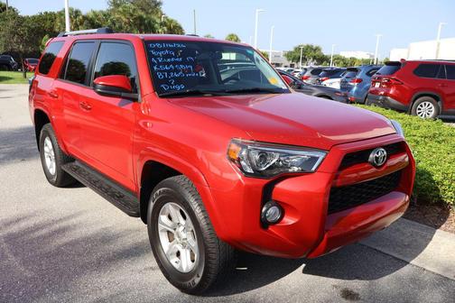 Barcelona Red Metallic 2019 Toyota 4Runner SR5