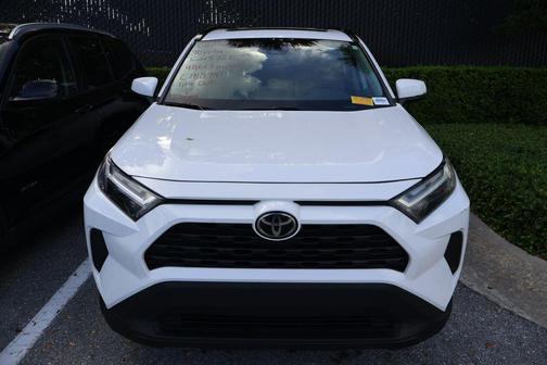 White 2022 Toyota RAV4 XLE
