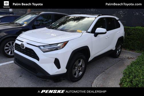 White 2022 Toyota RAV4 XLE