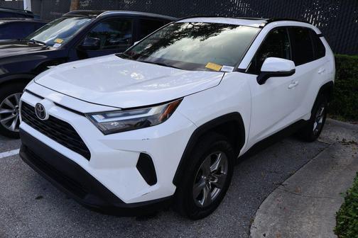 White 2022 Toyota RAV4 XLE