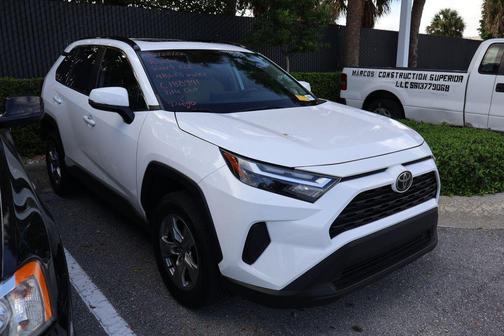 White 2022 Toyota RAV4 XLE