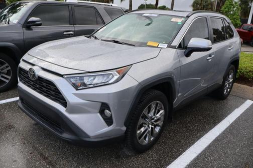 Silver Sky Metallic 2020 Toyota RAV4 XLE Premium