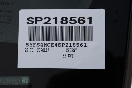 2025 Toyota Corolla SE