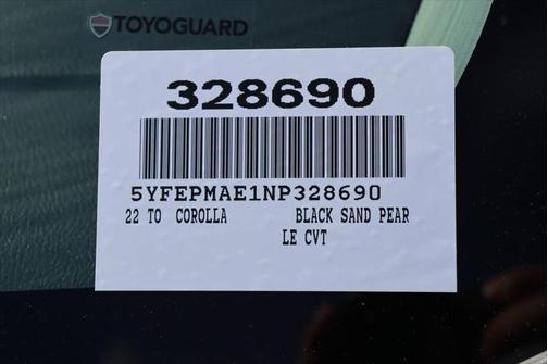 2022 Toyota Corolla LE