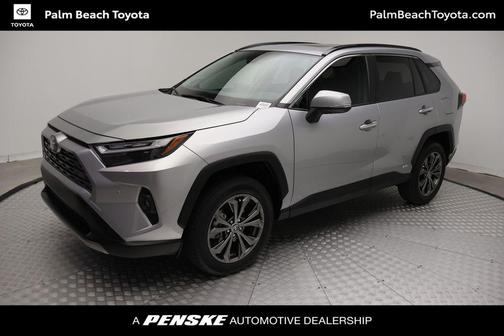 Silver Sky Metallic 2025 Toyota RAV4 Hybrid SE