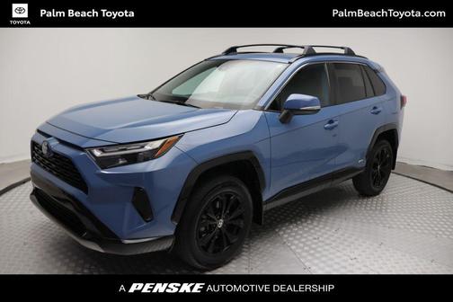 Cavalry Blue 2024 Toyota RAV4 Hybrid SE
