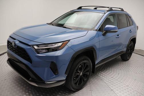 Cavalry Blue 2024 Toyota RAV4 Hybrid SE
