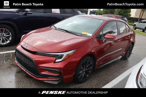 Ruby Flare Pearl 2023 Toyota Corolla SE