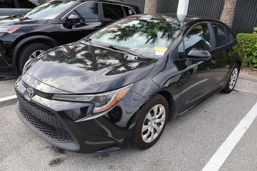 Black Sand Pearl 2022 Toyota Corolla LE
