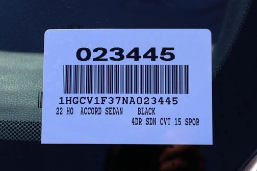 2022 Honda Accord Sport 1.5T