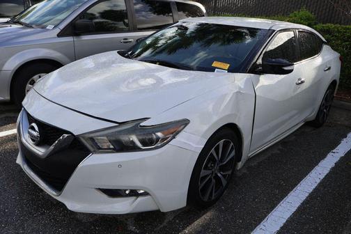 Pearl White 2016 Nissan Maxima 3.5 SV
