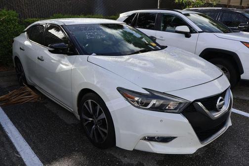 Pearl White 2016 Nissan Maxima 3.5 SV