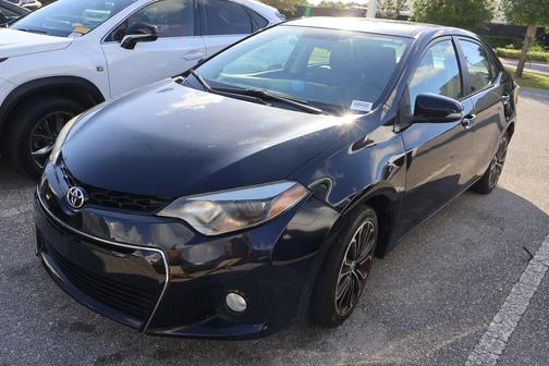 Black Sand Mica 2015 Toyota Corolla S Premium