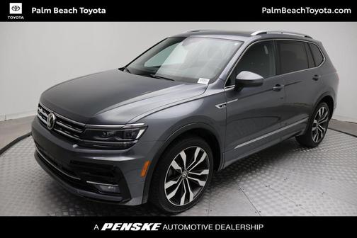 Platinum Gray Metallic 2019 Volkswagen Tiguan 2.0T SEL R-Line 4MOTION