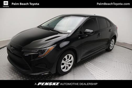 Midnight Black Metallic 2024 Toyota Corolla LE