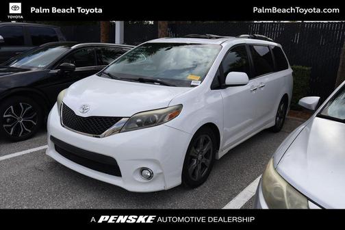 Super White 2017 Toyota Sienna SE