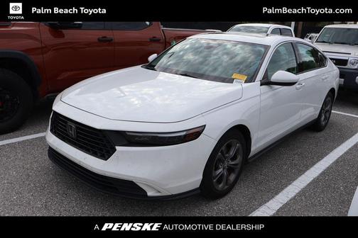 Platinum White 2024 Honda Accord EX