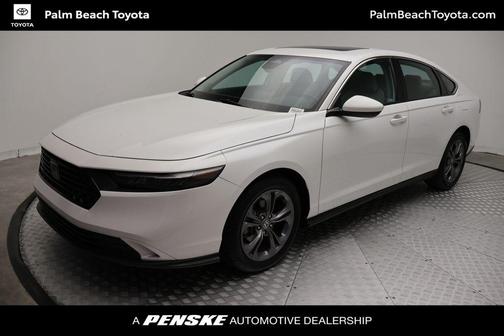 Platinum White 2024 Honda Accord EX