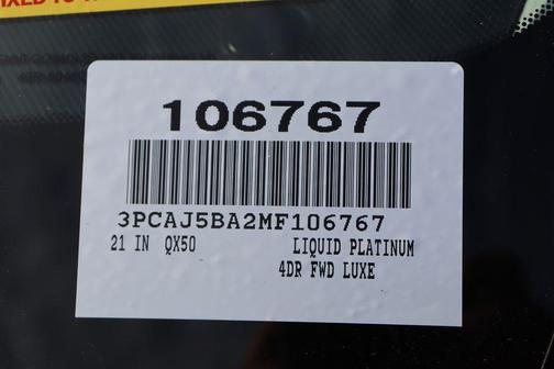 2021 INFINITI QX50 LUXE