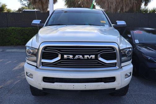 Pearl White 2018 RAM 2500 Limited Mega Cab 4x4 6'4' Box