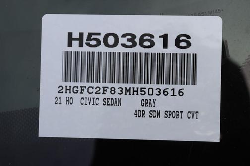 2021 Honda Civic Sport