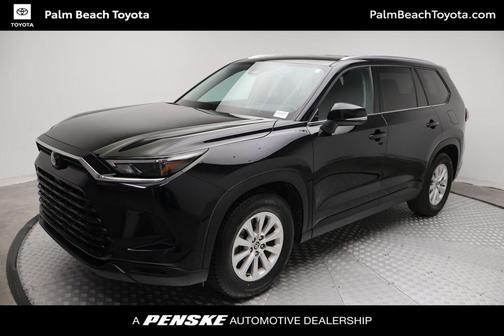 Midnight Black Metallic 2025 Toyota Grand Highlander XLE