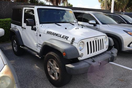 Bright White Clearcoat 2015 Jeep Wrangler Sport