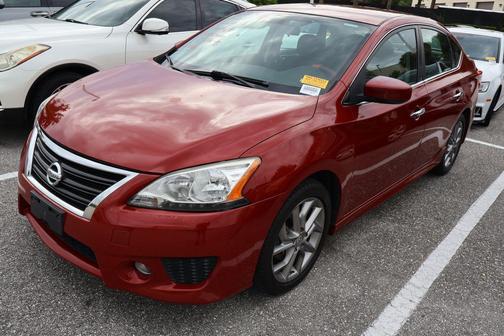 Red Brick 2013 Nissan Sentra SR