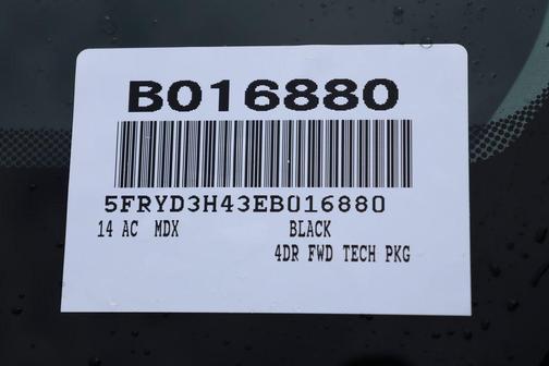 2014 Acura MDX 3.5L Technology Package