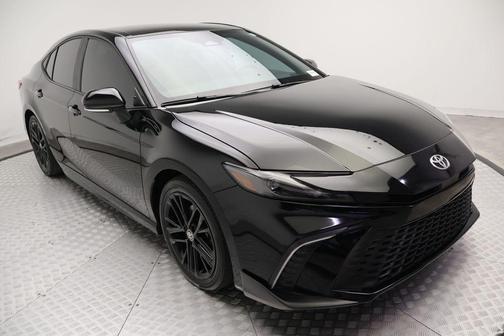 Midnight Black Metallic 2025 Toyota Camry SE